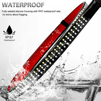 

48/60 Inch Car Truck Flexible LED Strip Light Tail Tailgate Light Bar 3Row Reverse Brake Driving Turn Signal Lamp 12V DC