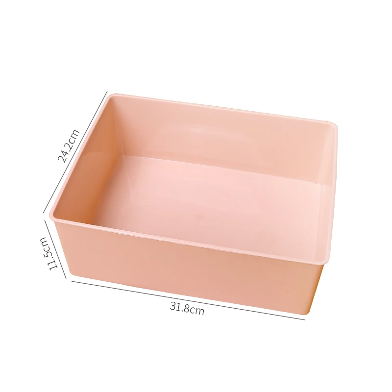 Big grid pink BNBS шкаф нижнее белье Органайзер для хранения бюстгальтера Одежда коробки пластиковые разделители для ящиков гардероб организации разделители для хранения - Цвет: Big grid pink
