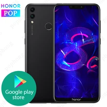 Глобальная прошивка поддержка HONOR 8C 6,26 дюймов Snapdragon 632 Octa Core 4000 мАч 3 карты VoLTE Face ID полный Экран мобильного телефона из закаленного стекла