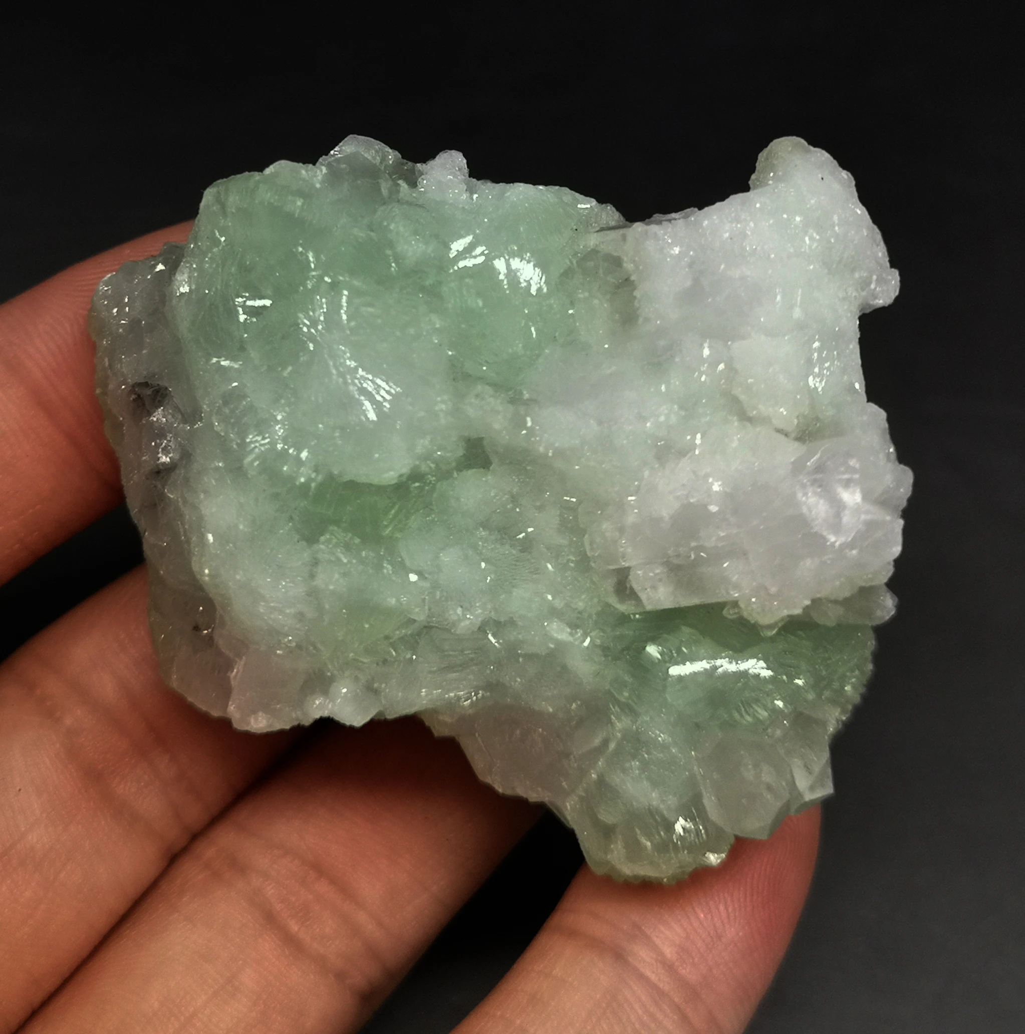 

77g Natural Green Prehnite Mineral Specimen Stone and Crystal Quartz Healing Crystal from China