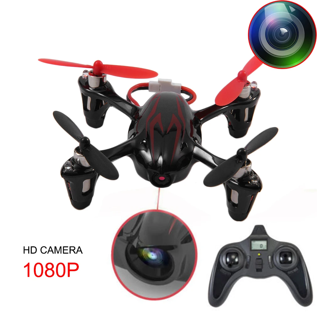 HUBSAN H107C 4 оси 2,4 ГГц беспроводной пульт дистанционного управления Квадрокоптер с 2MP HD камера Мини дроны дистанционное управление модель игрушки