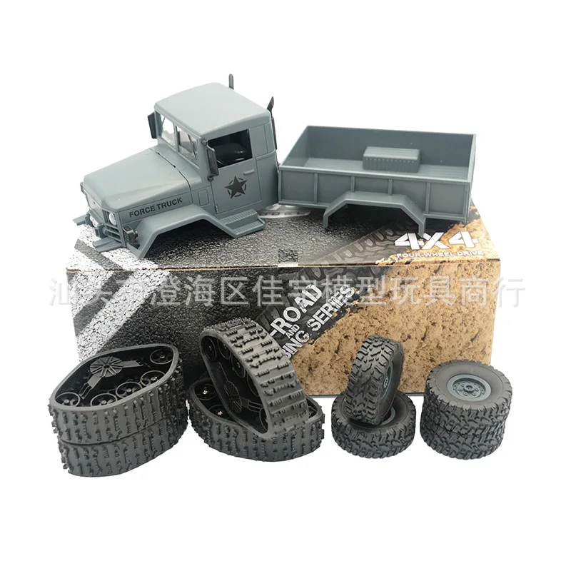 

Kit Version Army Truck DIY Buggies jun ka Snowfield round Component Army Truck Self-Loading Four-Wheel Drive Climbing Car