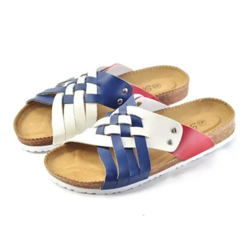 Летние мужские сандалии; модные черные пробковые шлепанцы; мужские шлепанцы; повседневные пляжные шлепанцы для улицы; домашняя нескользящая обувь; 45