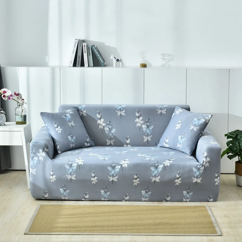 1/2/3/4 Seater Elastic Sofa Cover Spandex Modern Polyester Corner Anti-dust Couch Slipcover Chair Protector Living Room | Дом и сад