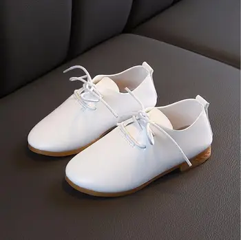 

New Unisex Kids Leather Shoes Girls Boys Casual Shoes Slip-on Soft Breathable Shoe Kids Wedding Party Shoes