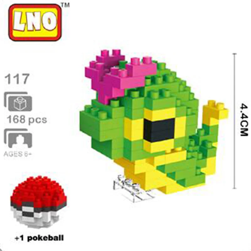 Аниме Pocket Monster Pikachu Blastoise Venusaur Charizard Gyarados животное DIY Мини строительство алмаз маленькие блоки игрушка без коробки - Цвет: 22