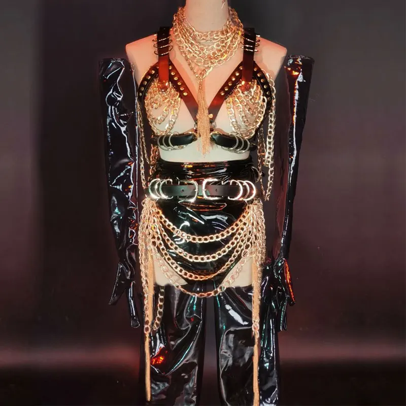 Women Bodysuit Costume for Stage Performance