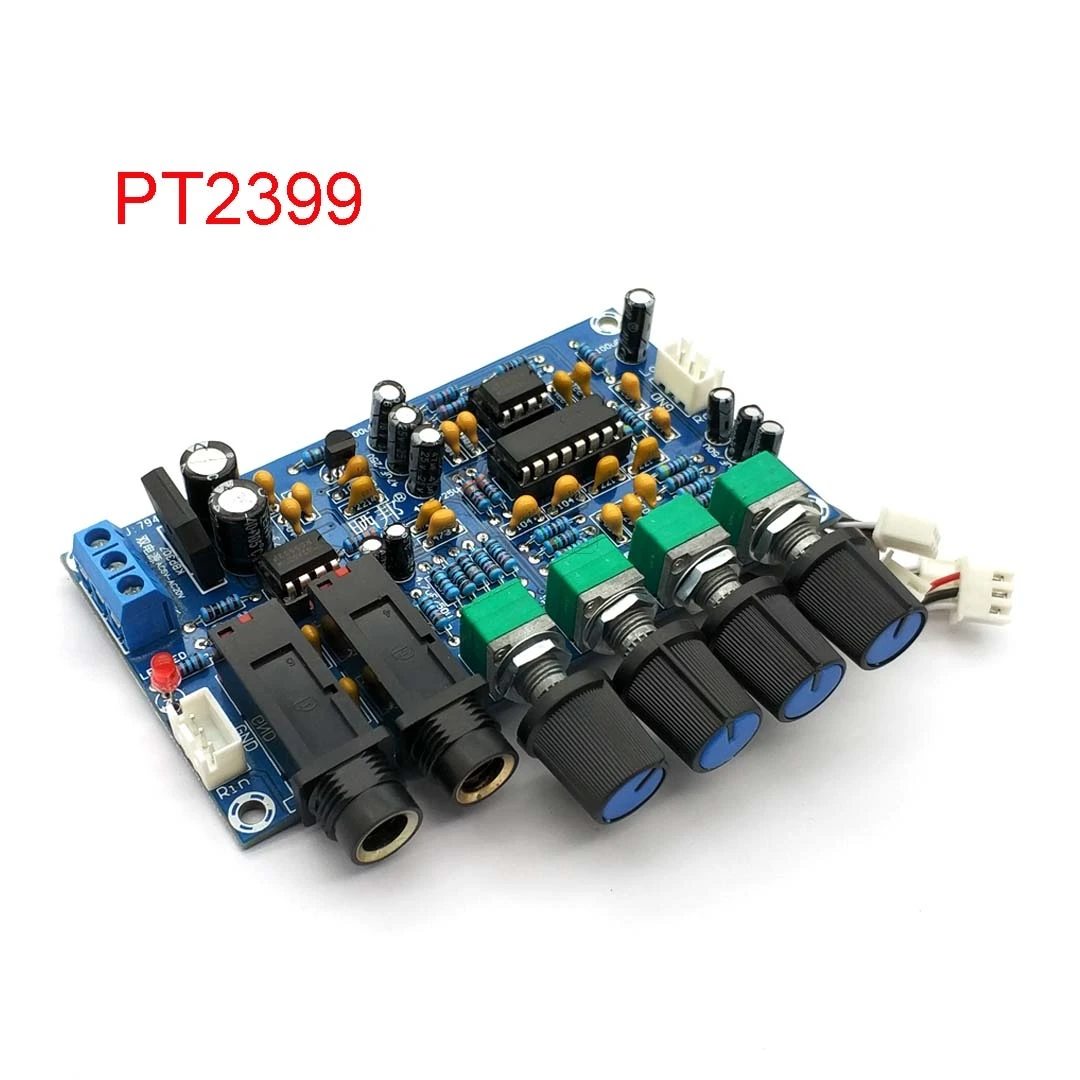 

PT2399 Digital Microphone Amplifier Board Karaoke Reverberation Board Karaoke OK Amplifier Module Dual AC12V