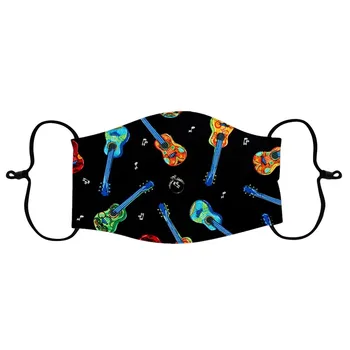 

5PCs Children's Adjustable Windproof Reusable Printed mascarillas para niños Children Facemask Washable every day Reusable