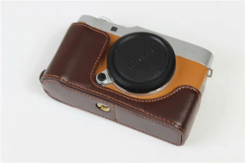 Сумка для камеры из натуральной кожи, чехол для Fujifilm X-A7 Fuji XA7, защитный чехол для батареи