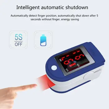 

Finger Clip Pulse Oximeter Blood Oxygen Saturation Monitor Heart Rate Monitor Pulse Oximeter Fingertip SpO2 Sensor