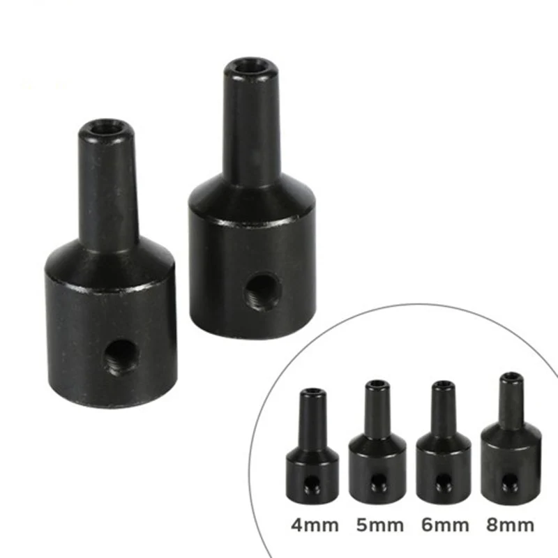 JT0 Drill Taper Chuck Adaptor Connecting Rod Motor Shaft Sleeve Steel Coupling 4mm/5mm/6mm/6.35mm/8mm