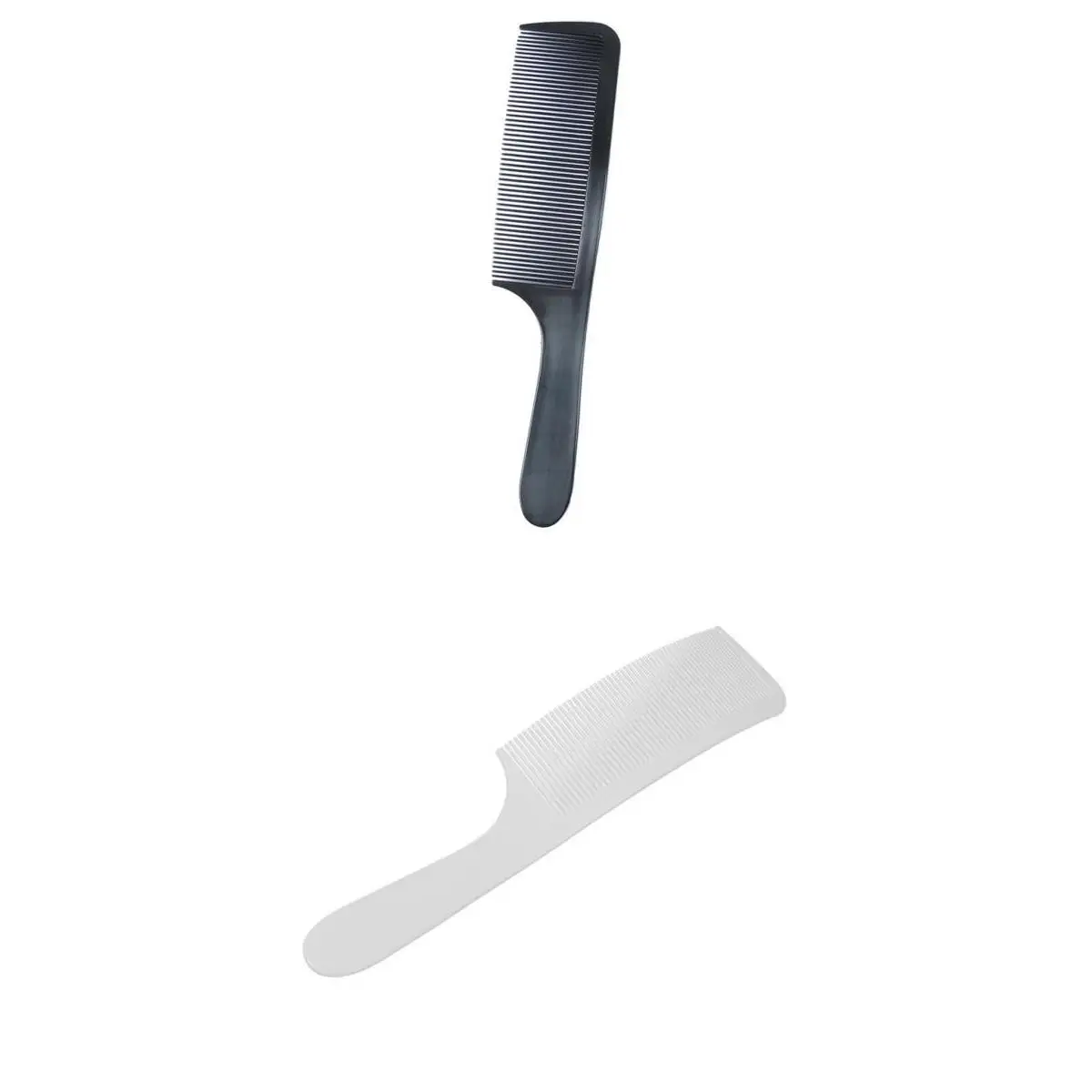 2Pcs Curved Hair Comb Shaver Hair Clipping Cutting Comb Barber Slicked-back Hair For Men Flat Top Comb Anti-static Hair Brush