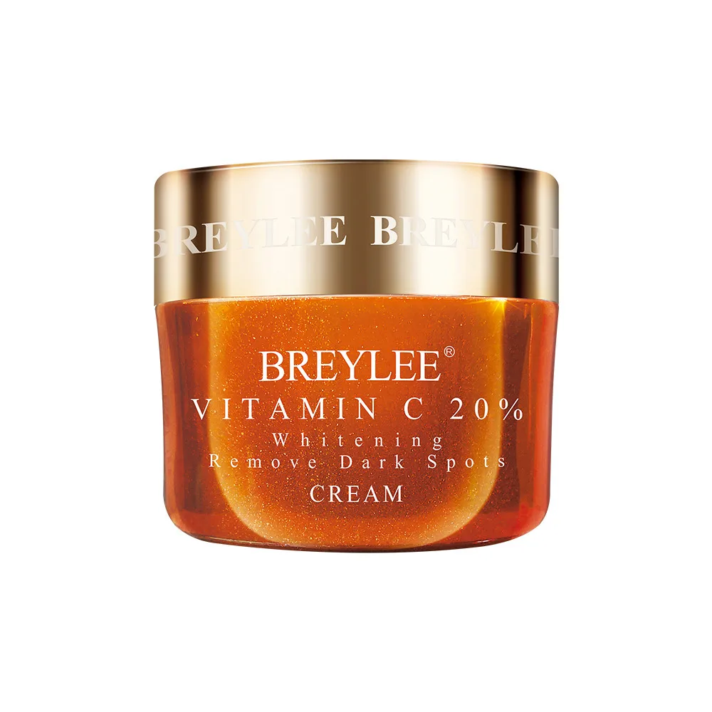 Face cream 40g Breylee Витамин С Отбеливающий Крем Сыворотка для лица набор крем для глаз удаление с лица темные круги выцветание веснушек пятна меланин уход за кожей - Вес нетто: Face cream 40g