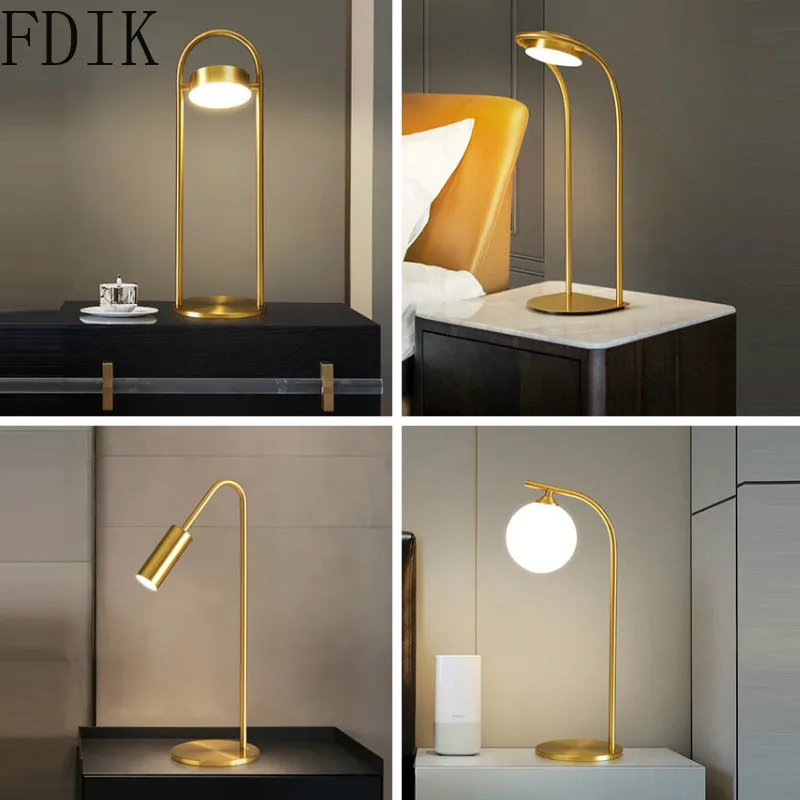 

Modern Table Lamp Bedside Decorative Lamps Luxury Desk Light for Study Eye Protection Led Lamps Night Stand Desktop Lighting