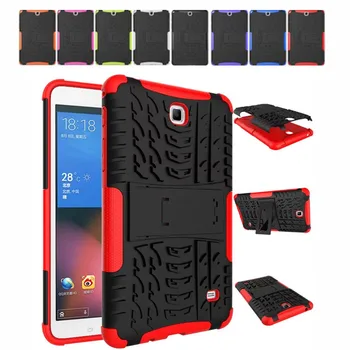 

For Samsung Galaxy Tab 4 7.0 SM T230 Case Cover Coque T231 T235 Heavy Duty Rugged Impact Hybrid Case Kickstand Protective Cover