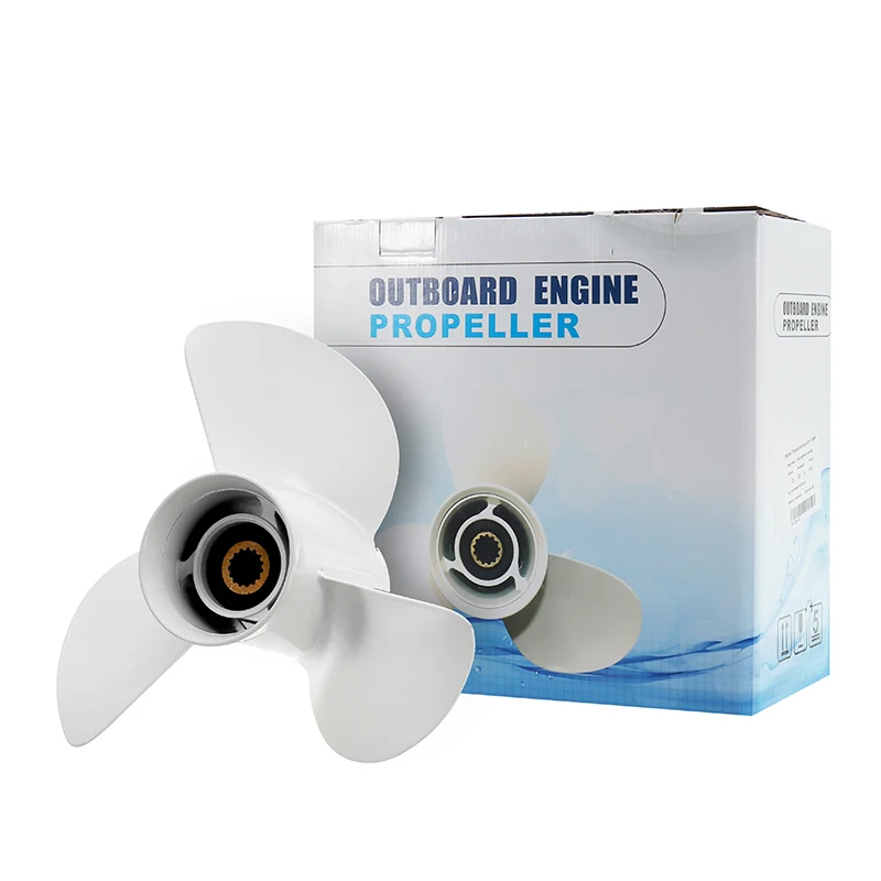 

13 x 19 k For Yamaha Boat Engine Prop Propeller New Aluminium Suits 50-140 Outboards Blade Parts White Rotation
