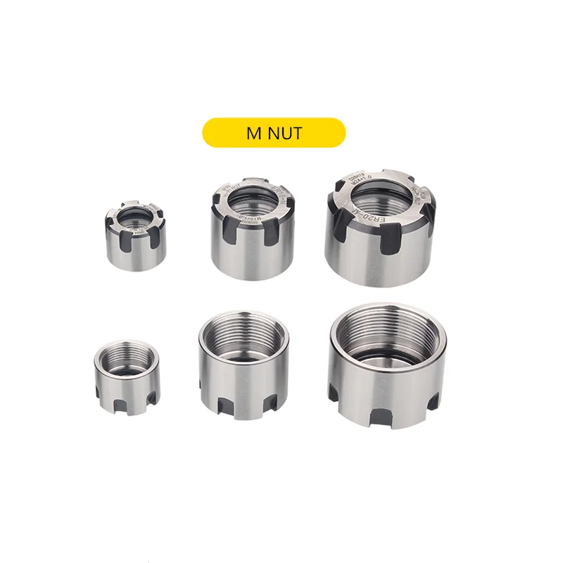 1PCS ER11 ER16 ER20 ER25 ER32 CNC Router Engraving 1Pcs ER20 Nuts ER High Precision Machine Nut ER Collet Accessory Sparepart