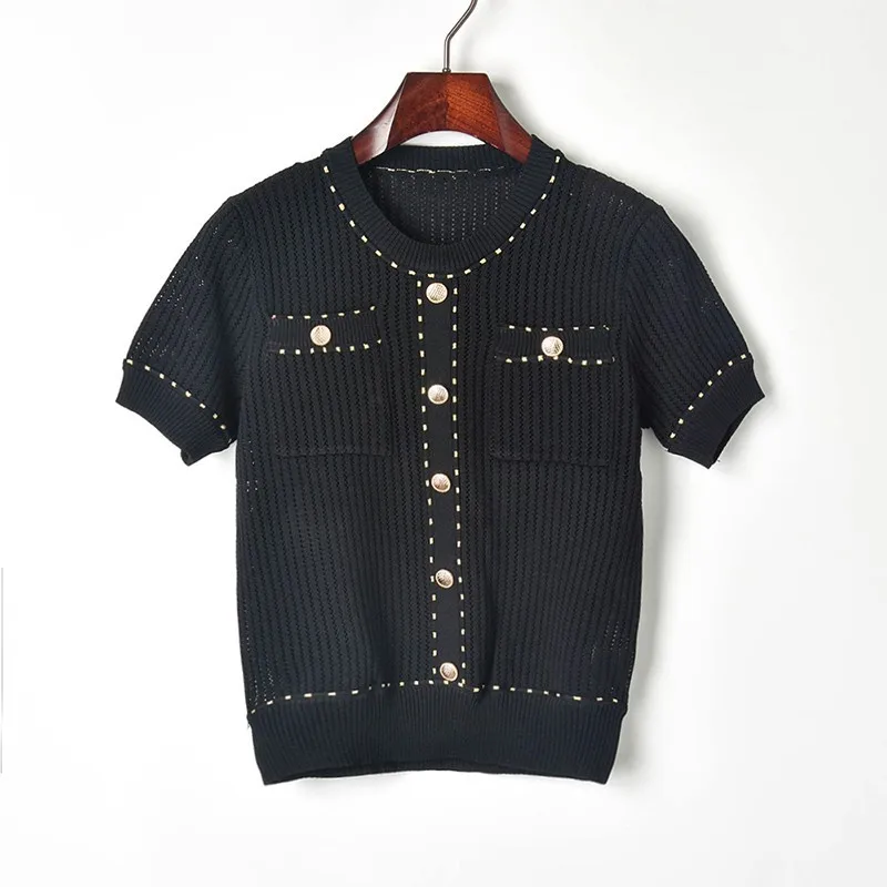 Комплект из футболки и брюк с широкими штанинами Модный женский комплект двух