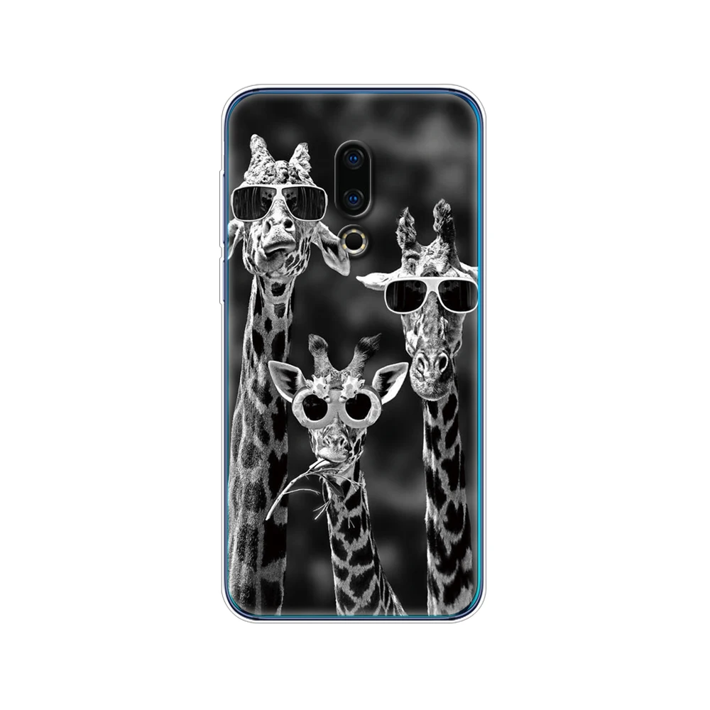 For Meizu 16th Case 6.0'' Silicone Case For Meizu 16th Plus Case Cover 6.5'' Soft TPU back cover bumper coque etui cartoon cases for meizu Cases For Meizu