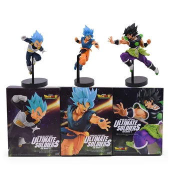 

Anime Dragon Ball Z Super Ultimate Soldiers Movie Broly Goku Vegeta Figurine PVC Action Figure Collectible Model Toy Doll