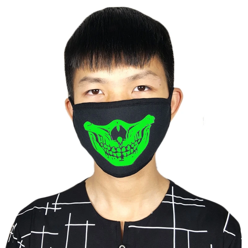 2 1Pc Cotton Anti-Dust Face Mouth Mask Fluorescent Earloop Fashion Windproof Cover LX9E - Цвет: 2