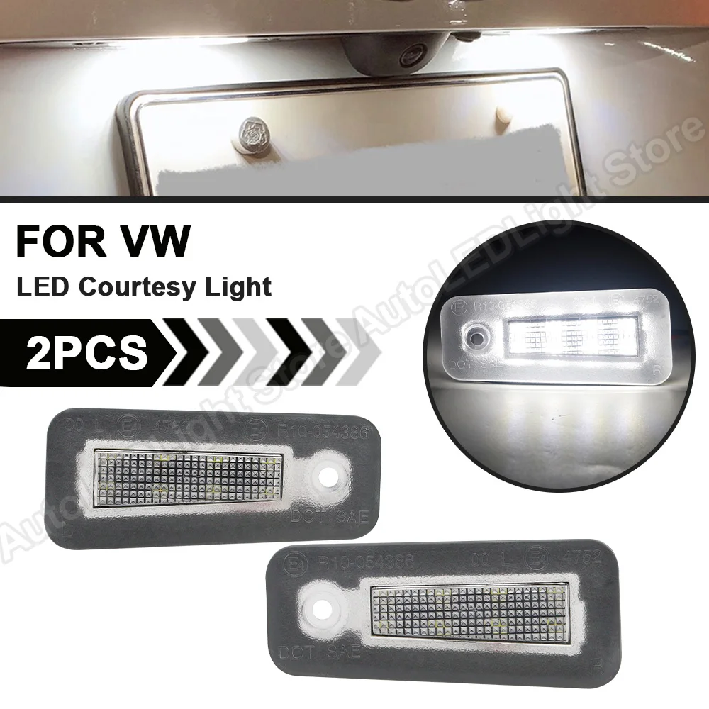 

2Pcs For Chrysler 200 2015 2016 2017 LED License Plate Lamp LED Number Plate Light Car Accessories Error Free
