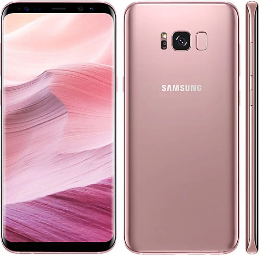 Разблокированный телефон samsung Galaxy S8 Plus S8+ G955U, 4 Гб ОЗУ, 64 Гб ПЗУ, Восьмиядерный процессор 6,2 дюйма, NFC, отпечаток пальца - Цвет: Розовый