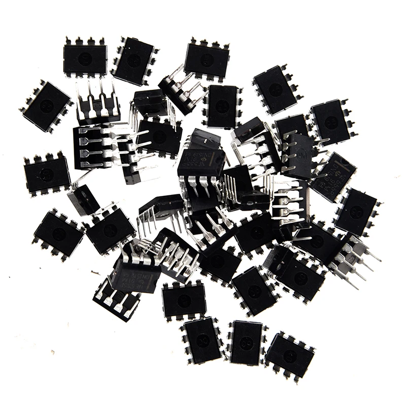 50 шт NE555P NE555 DIP 8 одиночные биполярные таймеры IC|Таймеры| |