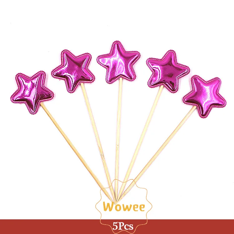cake topper 5pcs Тролли, детские принадлежности для дня рождения, украшения, одноразовая скатерть, чашка, тарелка, соломинка, колпачок для салфеток, Подарочный пакет, подарок для девочек - Цвет: cake topper 5pcs