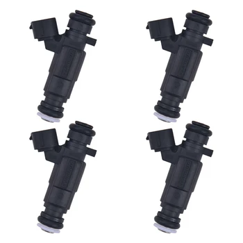 

Evil Energy 100% New 4pcs/Set Flow Matched Fuel Injector For Hyundai Accent 1.5L 1.6L 2000 2001 2002 2003 2004 Nozzle Injection