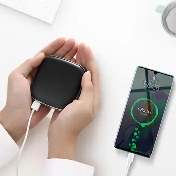 

Mini Portable 10000mAh Mobile Power Hand Warmer Large Capacity Charging Power Bank for Traveling Tools