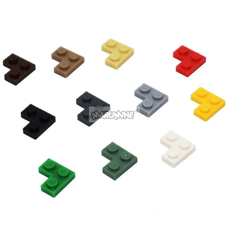 MARUMINE DIY блоки 2x2 угловая пластина 300 шт. творческие игрушки MOC 2420 совместимые