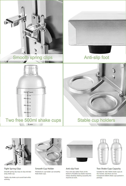 Best price stainless steel milkshake mixer blender automatic milk shake  making machine ZF - AliExpress