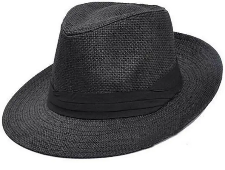 H7540 Summer Sun Hat Men Outdoor Beach Sunscreen Sunshade Cap Dad Climbing Fishing Breathable Sun Protection Casual Straw Hats - Цвет: StyleD