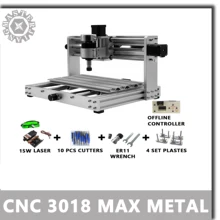 CNC 3018 Макс Металл GRBL управления с 200 Вт шпиндель 3 оси pcb фрезерный