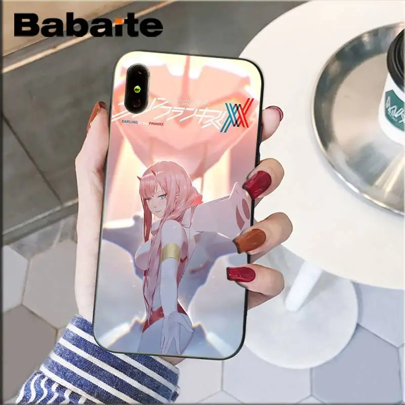 Babaite two darling in the franxx TPU черный чехол для телефона, чехол для iPhone8 7 6 6S Plus X XS MAX 5 5S SE XR 11 11pro 11promax - Цвет: A3