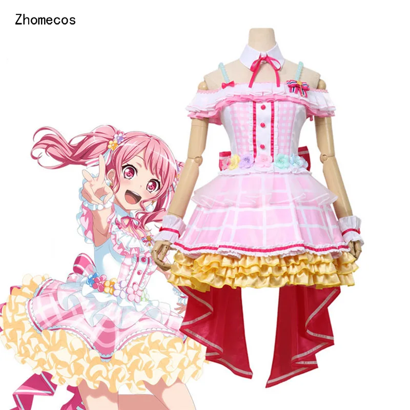Zhomecos Amine Bang Dream Pastel * Palettes Косплей Костюм МАРУЯМА Aya Yamato Maya Hina Hikawa полный комплект
