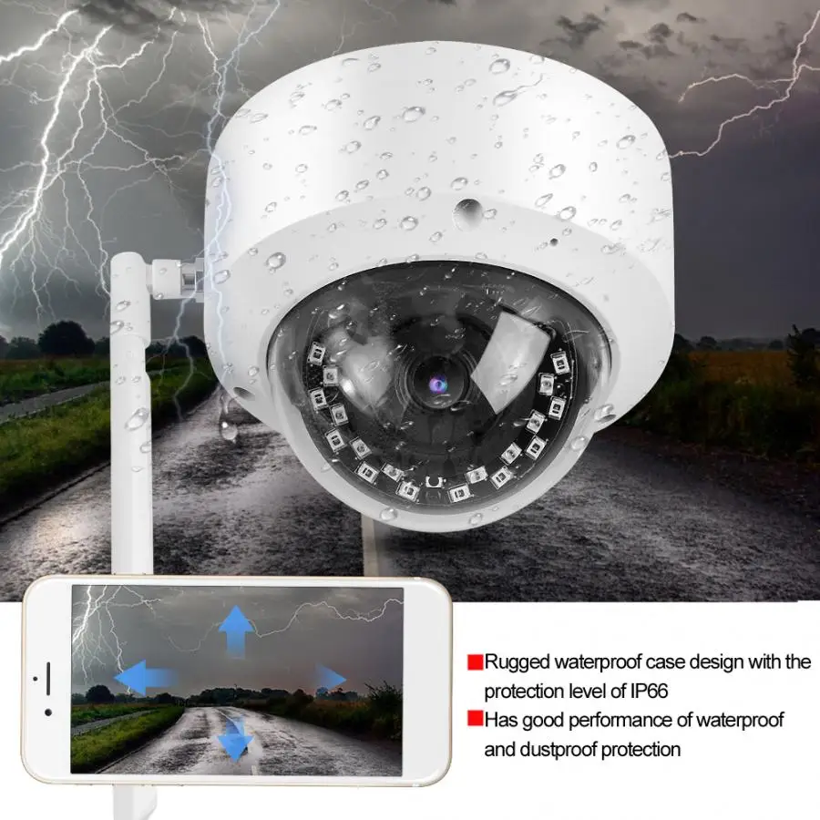 100-240V 1080P HD Wifi внутреннее ночное видение видеонаблюдение купольная камера
