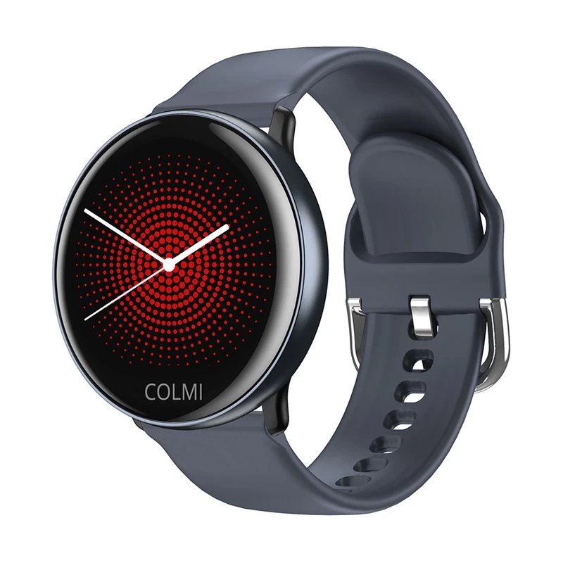 FULL-COLMI SKY 2 Смарт-часы IP68 водонепроницаемый монитор сердечного ритма Bluetooth спортивный фитнес-трекер мужские Смарт-часы для IOS Android - Цвет: Gray