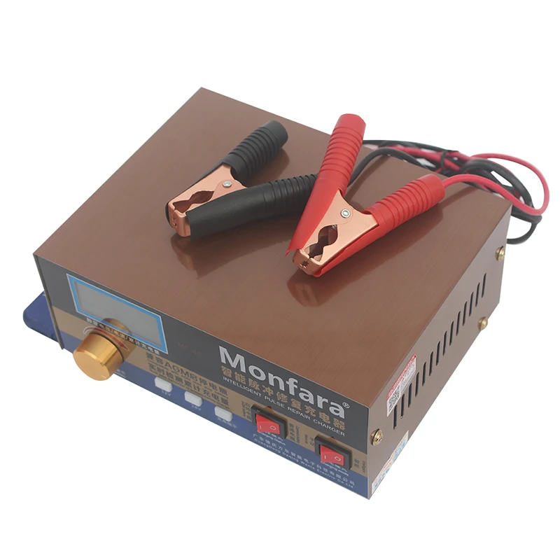 12 V/24 V автомобиль Батарея Зарядное устройство интеллигентая(ый) автоматический ремонт импульса свинцово-кислотная Батарея ЖК-дисплей Дисплей умный автомобиль мотоцикл Зарядное устройство
