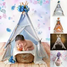 88 см Новорожденный ребенок реквизит для фотосъемки мини палатка в виде вигвама игрушка украшение Fotografia аксессуары Infantil студия съемки фото реквизит