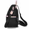 2022 Casual Oxford Backpack Women Black Waterproof Nylon School Bags for Teenage Girls High Quality Fashion Travel Tote Packbag ► Photo 2/6