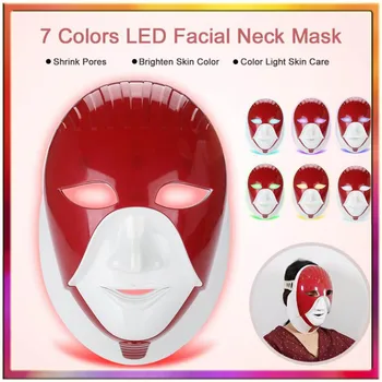 

Touch LED Mask Red Blue Led Acne Treatment 7 Colors For The Led Facial Mask Neck Korean Style Face Photon Therapy Rejuvenation