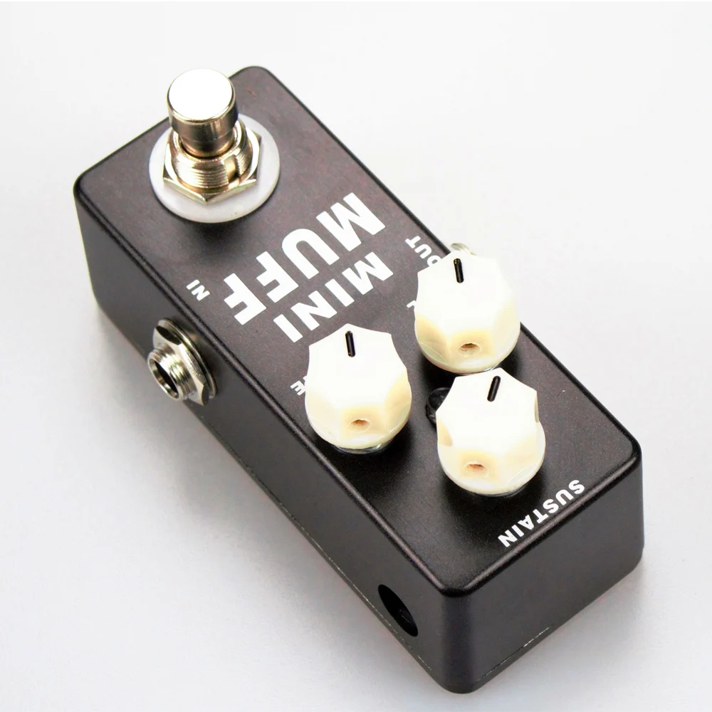 MOSKY MINI MUFF01 Fuzz гитарная педаль гармонического искажения/Устойчивый на основе электро-гармоник большой муфты Pi(π) True Bypass