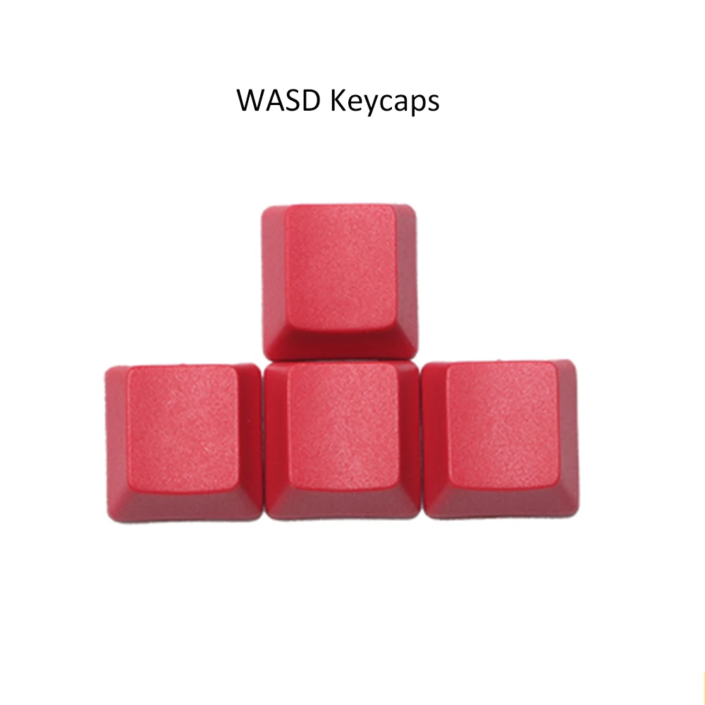 PBT красный цвет без символов колпачки для ключей ESC стрелка WASD пробел колпачки для Cherry Mx Переключатель механическая клавиатура OEM профиль