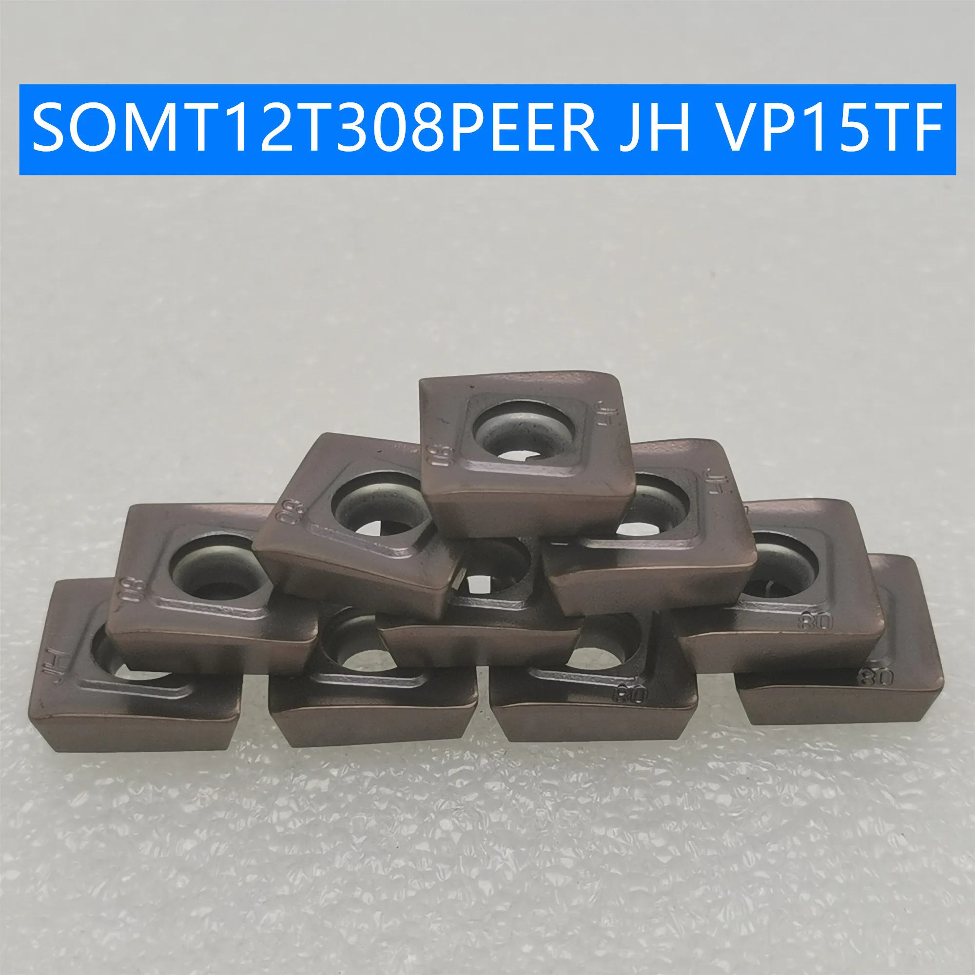 

50PCS SOMT12T308PEER JH VP15TF SOMT12T308 Carbide Insert Turning Tool Turning Milling Cutter CNC Cutting Tool Slot Cutting