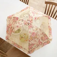 Складные кухонные крышки для еды, тенты, зонты для кемпинга, крышки для торта, кружевные сетчатые крышки для сохранения свежести