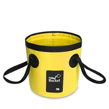 12l 20l balde portátil saco de armazenamento de água saco de armazenamento à prova dwaterproof água pesca dobrável balde