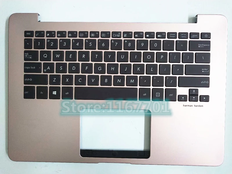  Laptop US Backlight Keyboard upper Shell Cover case for Asus ZenBooK UX430 UX430UA UX430UQ UX430UN 
